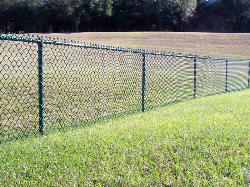strong chain link fence